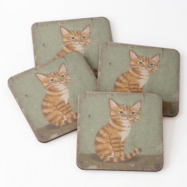 Item preview, Smug Orange Tabby Side-Eye designed and sold by PictorialWhimsy.