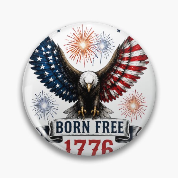 Item preview, Born Free Since 1776 Patriotic Eagle designed and sold by novaduman.