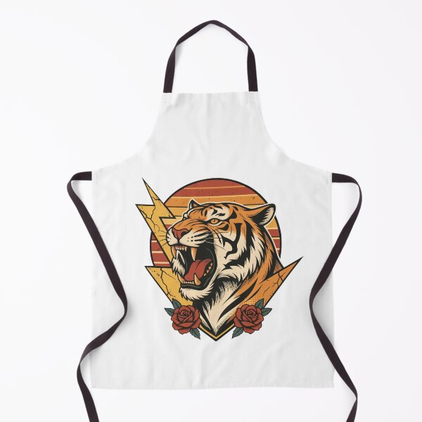 Item preview, a fierce, energetic tiger - a graphic motif that is gaining popularity on clothing designed and sold by PawelZmich.