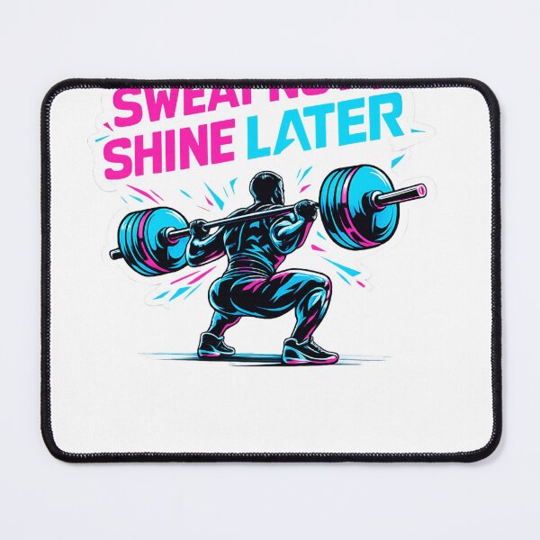 Item preview, Sweat Now Shine Later Gym Motivation designed and sold by Digistore1221.