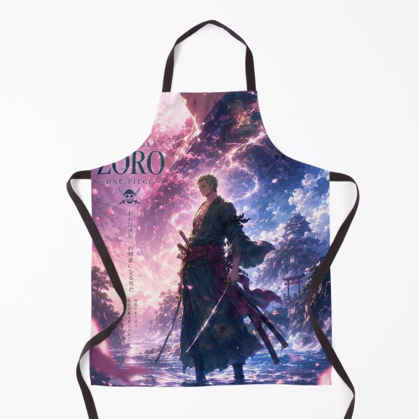 Item preview, Roronoa Zoro King of Hell – Legendary Swordsman Anime Cherry Blossom Art designed and sold by Dyan4.