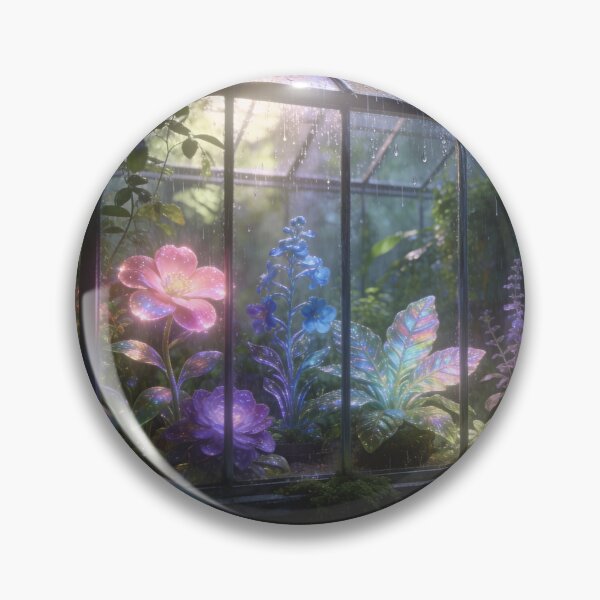 Item preview, Moonlit Glasshouse of Radiant Forest Flowers designed and sold by BlareBlare.