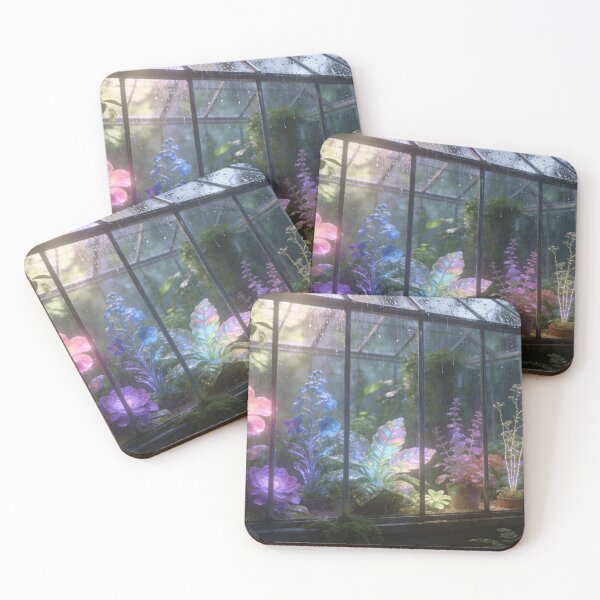 Item preview, Moonlit Glasshouse of Radiant Forest Flowers designed and sold by BlareBlare.