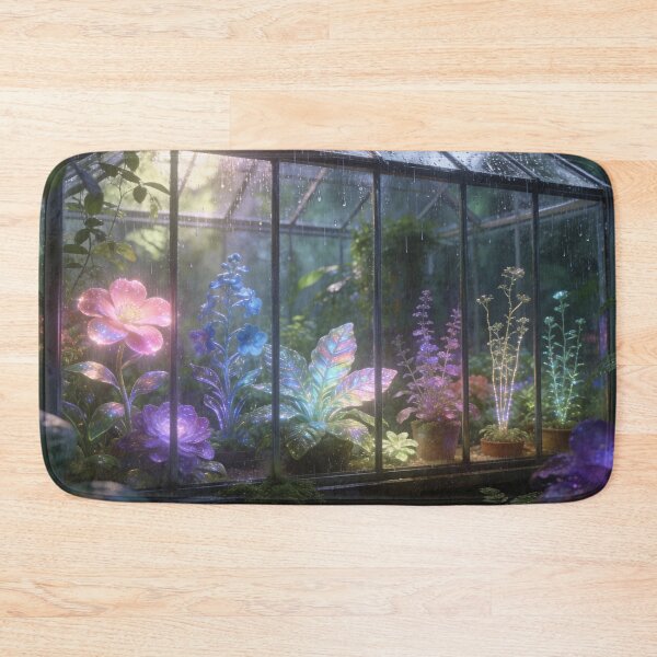 Item preview, Moonlit Glasshouse of Radiant Forest Flowers designed and sold by BlareBlare.