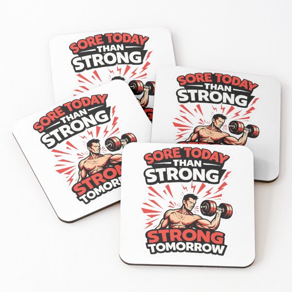 Item preview, Sore Today Strong Tomorrow Gym Motivation designed and sold by Digistore1221.