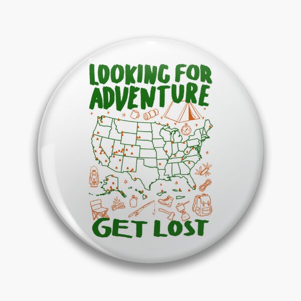 Item preview, US National Parks Map Funny Hiking Camping Adventure Doodle designed and sold by GrandeDuc.