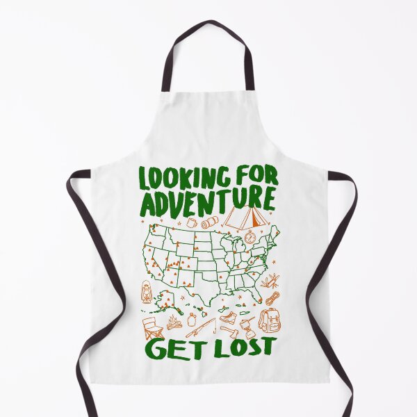 Item preview, US National Parks Map Funny Hiking Camping Adventure Doodle designed and sold by GrandeDuc.