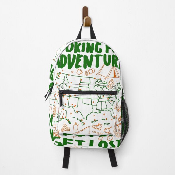 Item preview, US National Parks Map Funny Hiking Camping Adventure Doodle designed and sold by GrandeDuc.