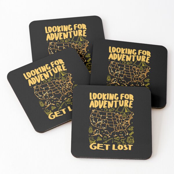 Item preview, US National Parks Map Funny Hiking Camping Adventure Doodle designed and sold by GrandeDuc.
