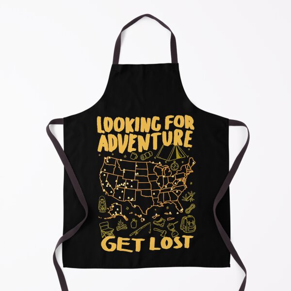 Item preview, US National Parks Map Funny Hiking Camping Adventure Doodle designed and sold by GrandeDuc.