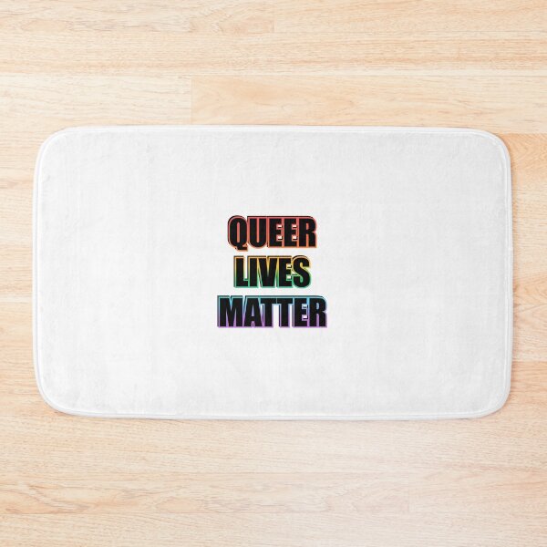 Item preview, QUEER LIVES MATTER - LGBT Pride Month designed and sold by Inspirationmotivation.