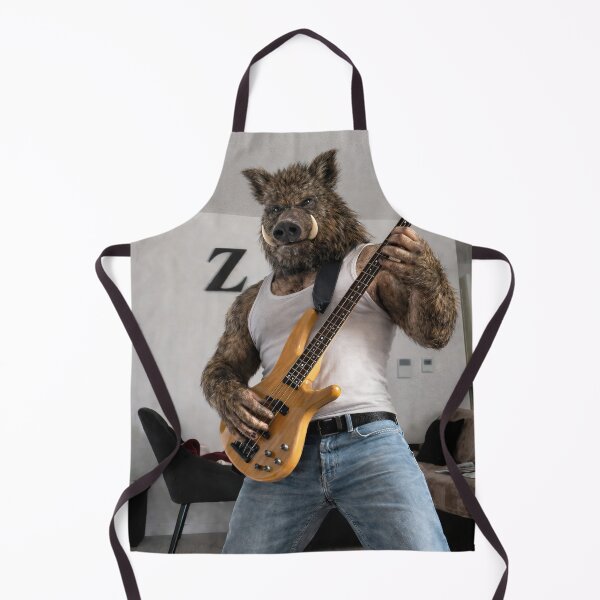 Item preview, The bass-playing wild boar designed and sold by Z-G-P.