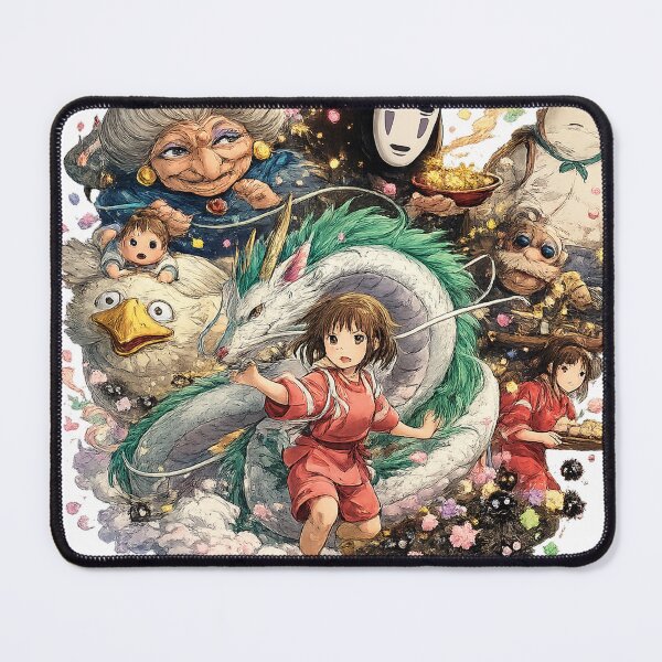 Item preview, Spirited Away Chihiro and Haku Magical Illustration designed and sold by Walidsolo25.