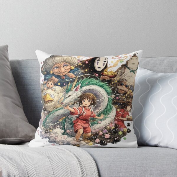 Item preview, Spirited Away Chihiro and Haku Magical Illustration designed and sold by Walidsolo25.