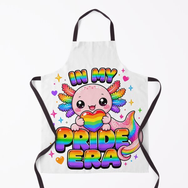 Item preview, In My Pride Era Kawaii Axolotl Sticker | Cute Rainbow Pride Gift designed and sold by Mo & Ko Design.