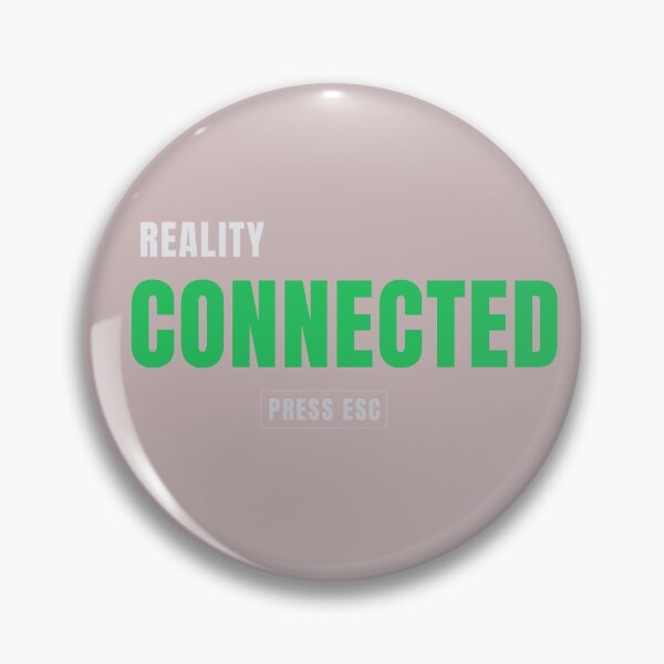 Item preview, Reality Connected Press ESC Minimalist Tech Design designed and sold by HeartAndArtShop.