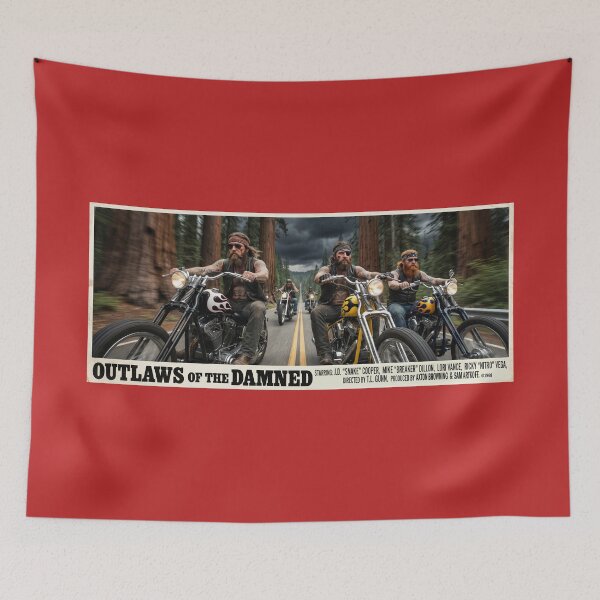 Item preview, ROAD MOVIE POSTER OUTLAWS OF THE DAMNED 1968 designed and sold by VERYOLDROAD BY AXTON BROWNING .