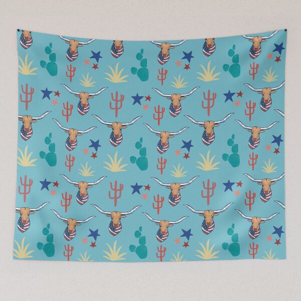 Item preview, American Cattle Cactus Desert designed and sold by IvysCreativityHouse.