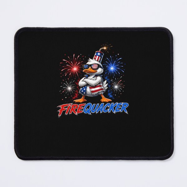 Item preview, Firequacker Fourth Of July Patriotic Duck American Patriot designed and sold by RetroMini2026.