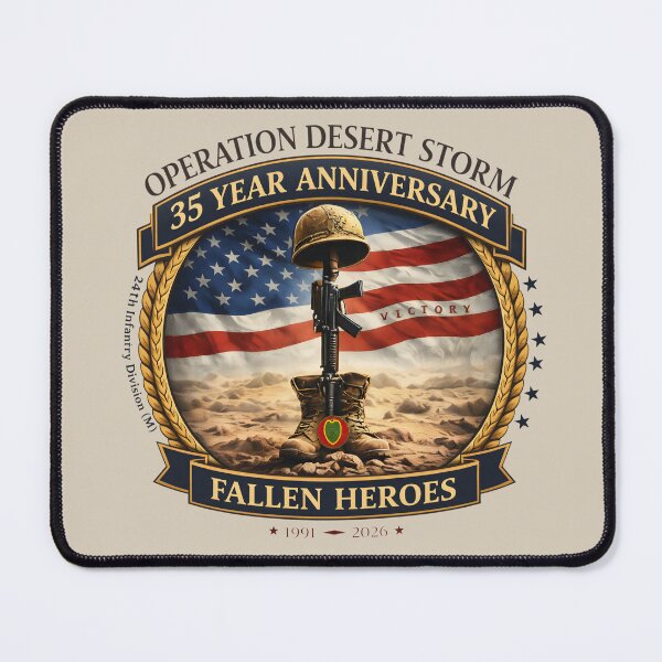 Item preview, Operation Desert Storm Fallen Heroes designed and sold by AmayaCotter.