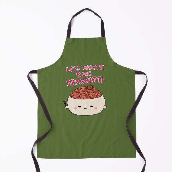 Item preview, Less Upsetti More Spaghetti Funny Food Pun Pasta Lover designed and sold by bosamji.