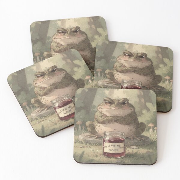 Item preview, Toad's LEAVE ME ALONE Jar designed and sold by PictorialWhimsy.