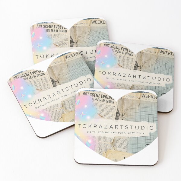 Item preview, TOKRAZARTSTUDIO Official Heart Logo - Digital Pop Art Editorial designed and sold by Tokraz-art.