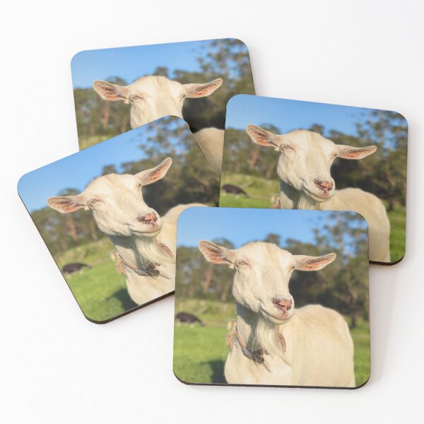 Item preview, Goat Portrait in the sunshine designed and sold by CritterCapers.