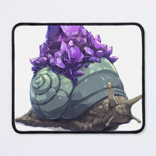 Item preview, Amethyst Forest Snail designed and sold by IllumeInk.