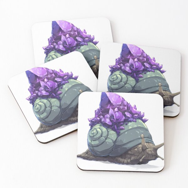 Item preview, Amethyst Forest Snail designed and sold by IllumeInk.