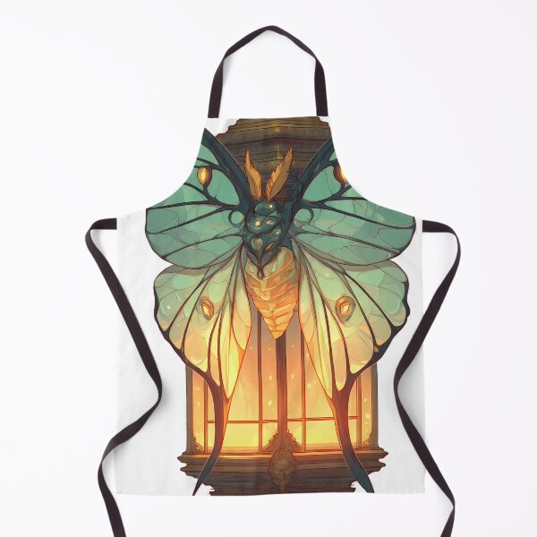 Item preview, Goblincore Moth Lantern designed and sold by IllumeInk.
