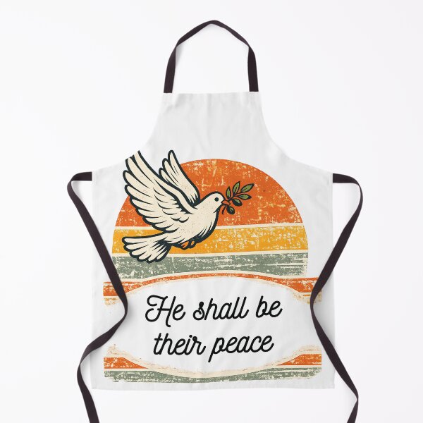 Item preview, He Shall Be Their Peace Christian Bible Verse Design designed and sold by Oddly Blessed.