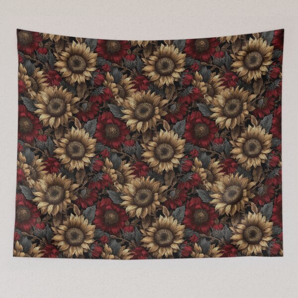 Item preview, Vibrant Sunflower Print  - Birth Flower Pattern - Valentine Gifts For Boyfriend designed and sold by RoyalStarsPatts.