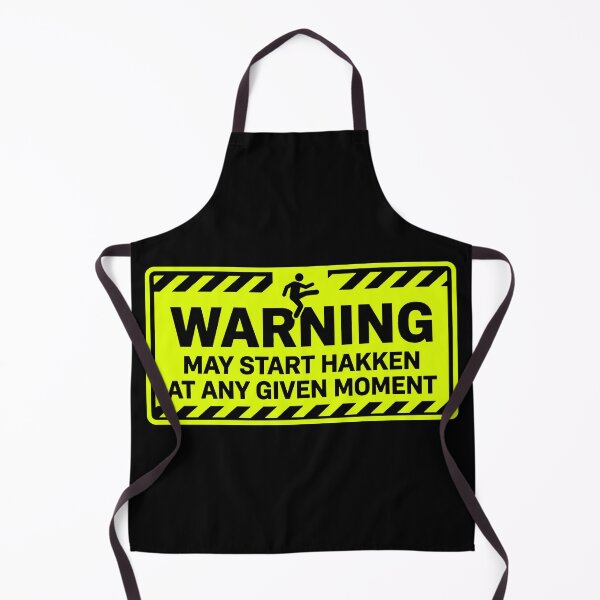 Item preview, Warning May Start Hakken Gabber Rave Sign designed and sold by SPAZE-Typo.