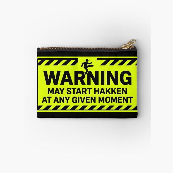 Item preview, Warning May Start Hakken Gabber Rave Sign designed and sold by SPAZE-Typo.