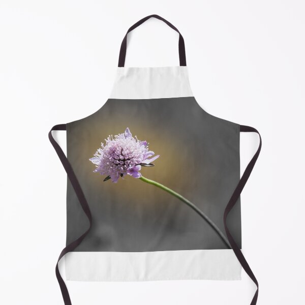 Item preview, Delicate Purple Wildflower Scabious On Curved Stem With Selective Color And Soft Background designed and sold by Nmallia.