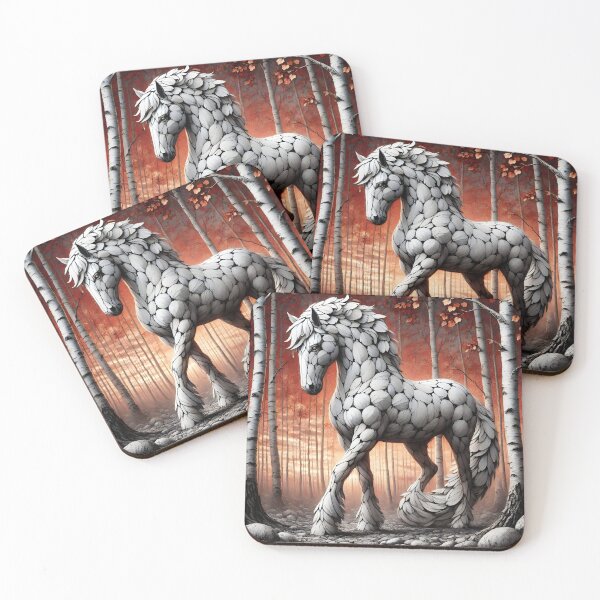 Item preview, Birchbark Horse, Ai Generated Art designed and sold by ACC .
