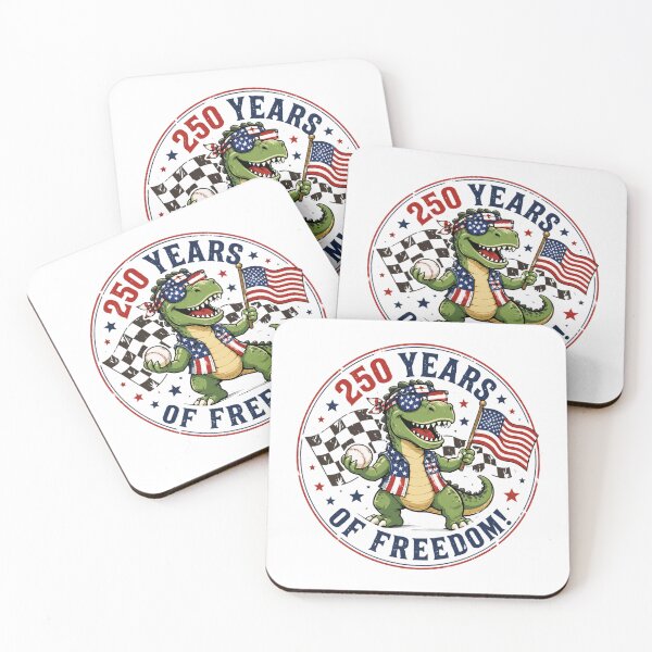 Item preview, 4th of July T-Rex Happy 250 America 1776-2026 Dinosaur designed and sold by OlakunleOloroz.