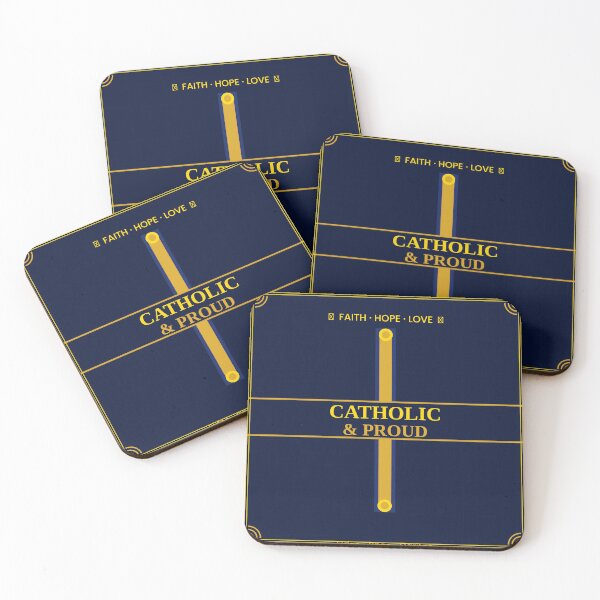 Item preview, Catholic and Proud Faith Christian Identity Art designed and sold by BenedictTArt.