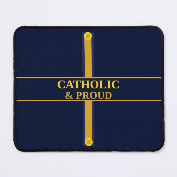 Item preview, Catholic and Proud Faith Christian Identity Art designed and sold by BenedictTArt.