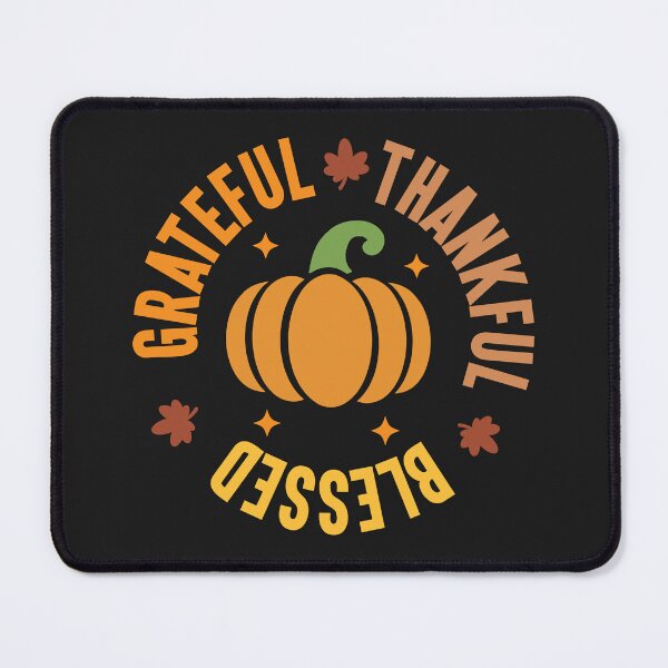 Item preview, Grateful Thankful Blessed Pumpkin for Thanksgiving designed and sold by GlitterArtySVG.