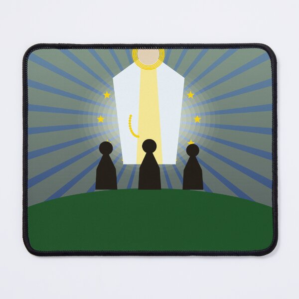 Item preview, Our Lady of Fatima Three Secrets Catholic Art designed and sold by BenedictTArt.