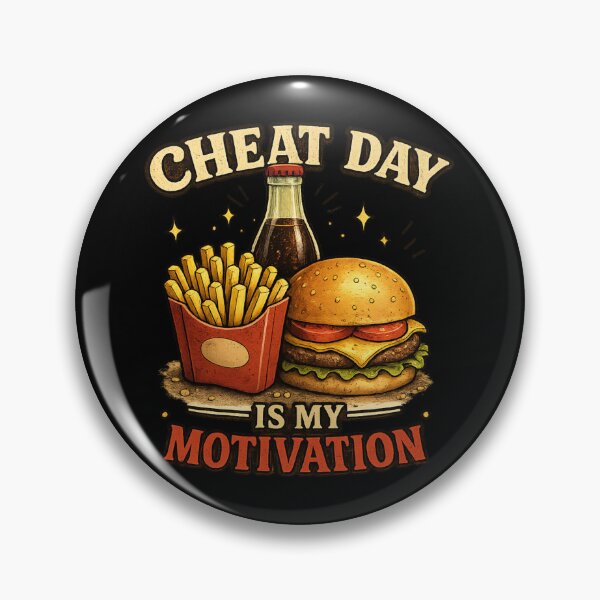Item preview, Cheat Day Is My Motivation Funny Gym Design designed and sold by HumbleAthlete.