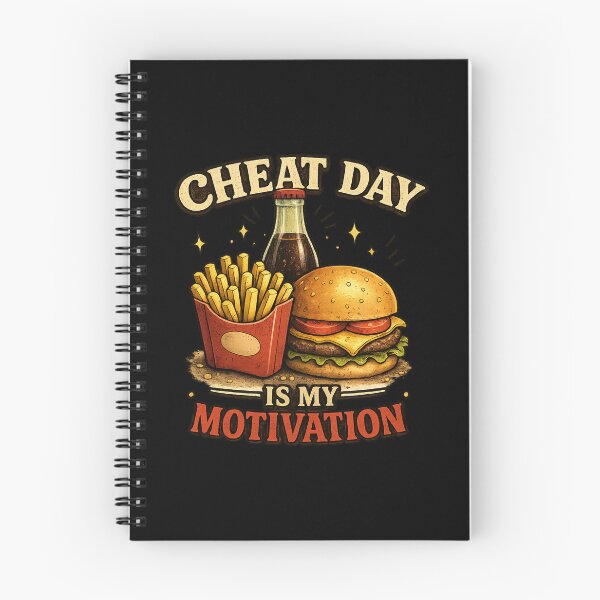 Item preview, Cheat Day Is My Motivation Funny Gym Design designed and sold by HumbleAthlete.