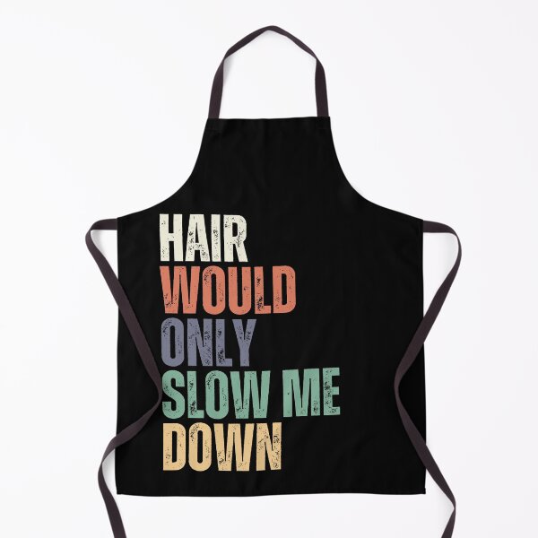 Item preview, Hair Would Only Slow Me Down Bald Guy Shaved Head Humor designed and sold by HumansStuck12.