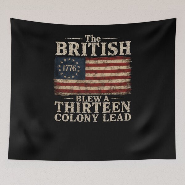Item preview, The British Blew A Thirteen Colony Lead 1776 American Revolution Patriot designed and sold by RetroMini2026.