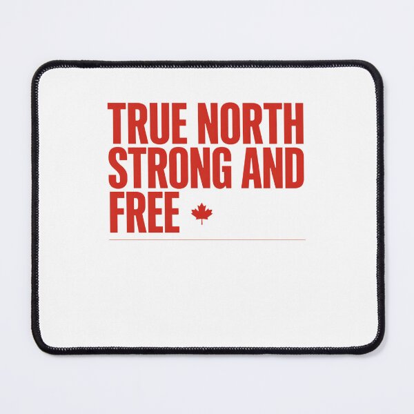 Item preview, True North Strong and Free | Patriotic Canada Day | Proud Canadian Maple Leaf Graphic designed and sold by InspiredCreatives.