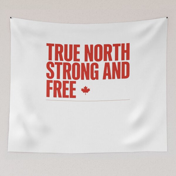 Item preview, True North Strong and Free  | Patriotic Canada Day | Proud Canadian Maple Leaf Graphic designed and sold by InspiredCreatives.