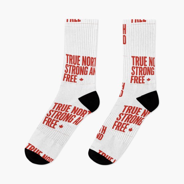 Item preview, True North Strong and Free  | Patriotic Canada Day | Proud Canadian Maple Leaf Graphic designed and sold by InspiredCreatives.