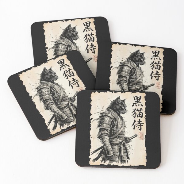 Item preview, Vintage Samurai Cat Warrior  designed and sold by charoen-design.